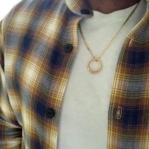 22” 14kt Gold Curb Link Chain